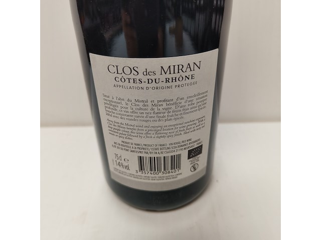 2x 75cl clos des miran vin biologique - afbeelding 4 van  4