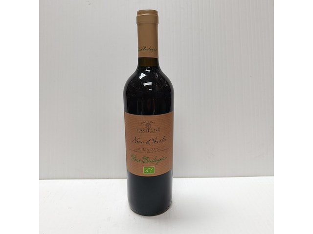 2x 75cl paolini nero d'avola vino biologico - afbeelding 1 van  2