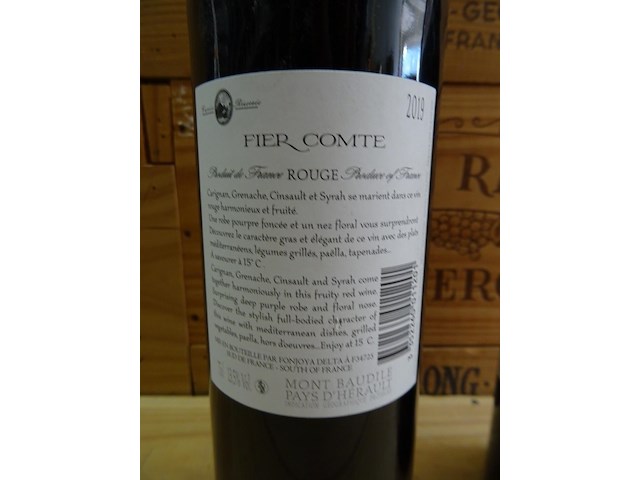 2x 75cl pier comte 2019 + 2x 75cl la roche beaucourt 2019 - afbeelding 4 van  5