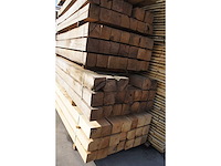 2x acacia poortpaal - afbeelding 1 van  1
