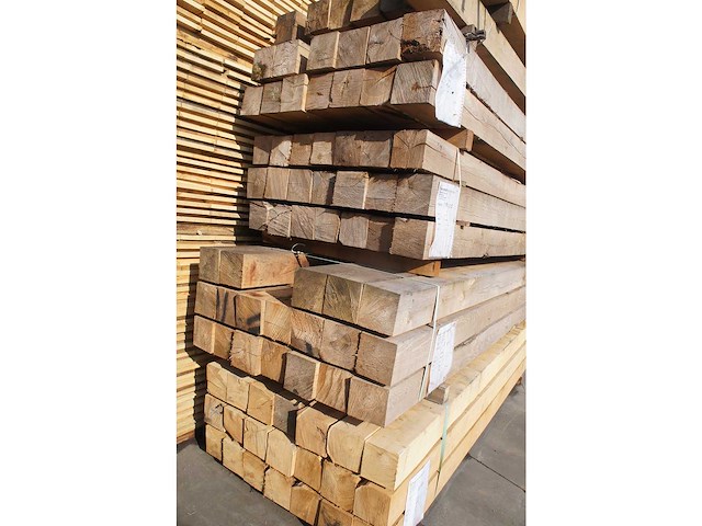 2x acacia poortpaal - afbeelding 3 van  3