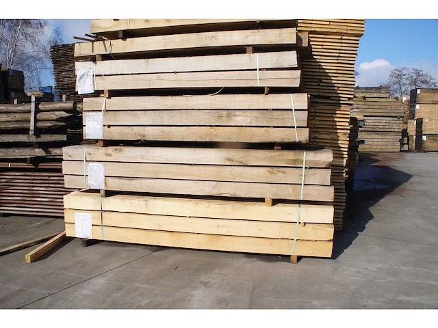 2x acacia poortpaal - afbeelding 1 van  3