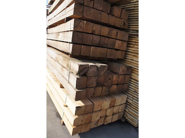2x acacia poortpaal - afbeelding 2 van  3