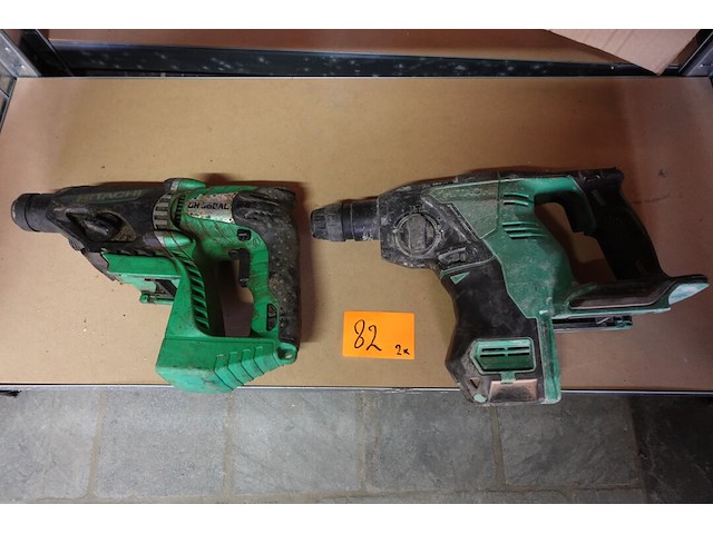 2x accu boorhamer hitachi - afbeelding 1 van  2