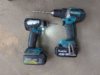 2x accu boorhamer makita - afbeelding 3 van  5