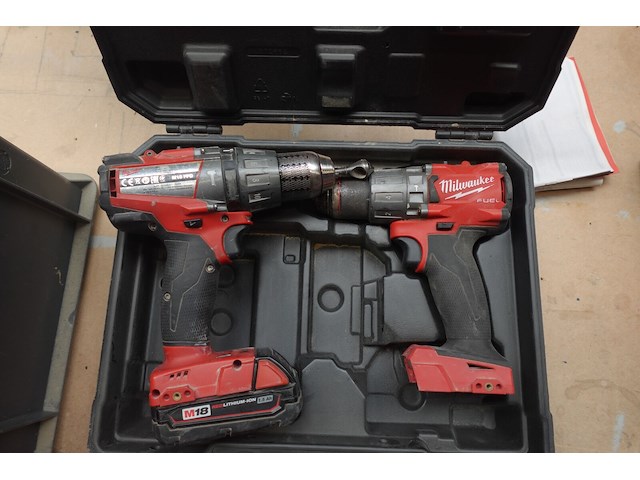 2x accu boormachine milwaukee - afbeelding 1 van  1