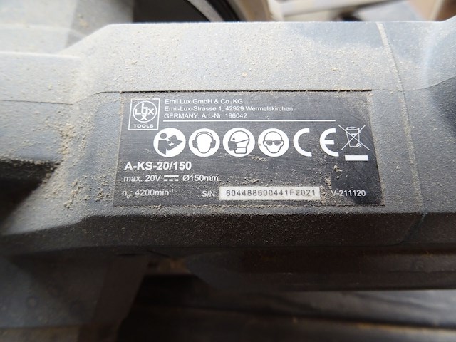 2x accu invalzaag lux-tools - afbeelding 3 van  3