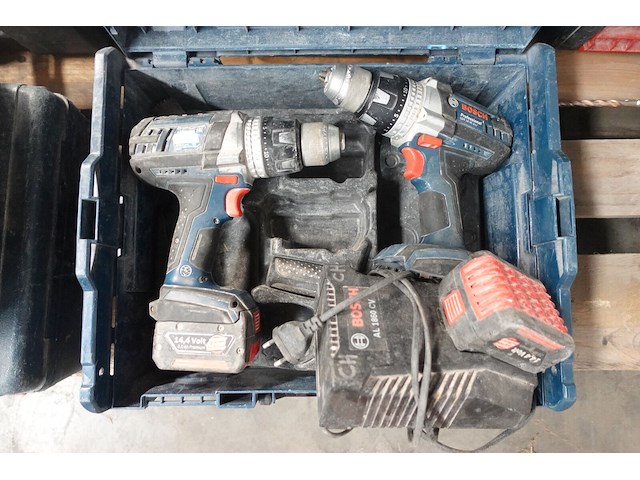 2x accu schroefmachine bosch - afbeelding 1 van  7