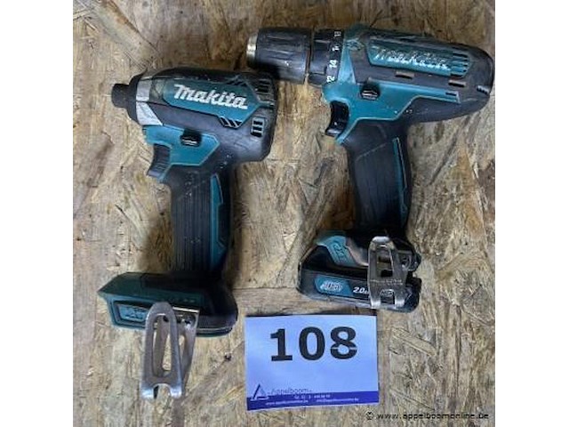 2x accu shroefmachine makita - afbeelding 1 van  3