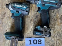 2x accu shroefmachine makita - afbeelding 1 van  3