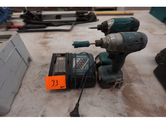 2x accu slagschroefmachine makita - afbeelding 1 van  6