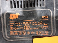 2x accu spit + 2x lader - afbeelding 4 van  4