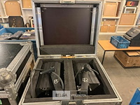 2x adb lamp in flightcase