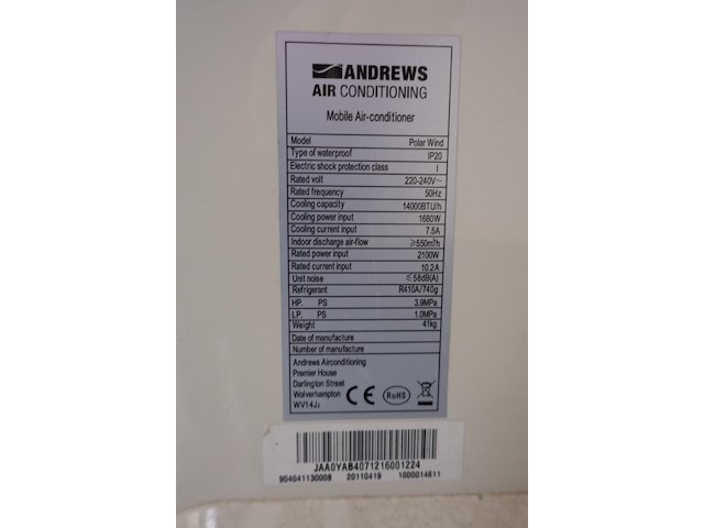 2x airconditioner - afbeelding 5 van  7