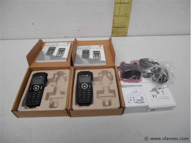 2x alcatel-lucent 400 dect handset incl voeding nieuw - afbeelding 1 van  1