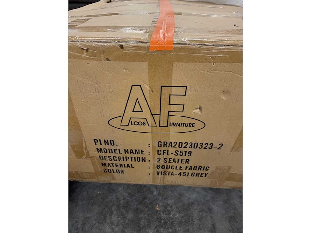 2x alcos furniture cfl-s519 sofa 2-zits - afbeelding 2 van  5
