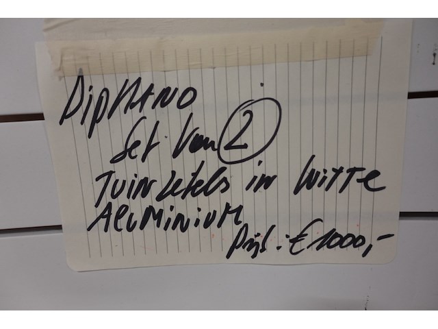 2x allu stoel - afbeelding 4 van  4