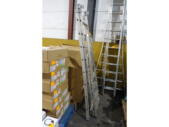 2x alu ladder - afbeelding 2 van  2
