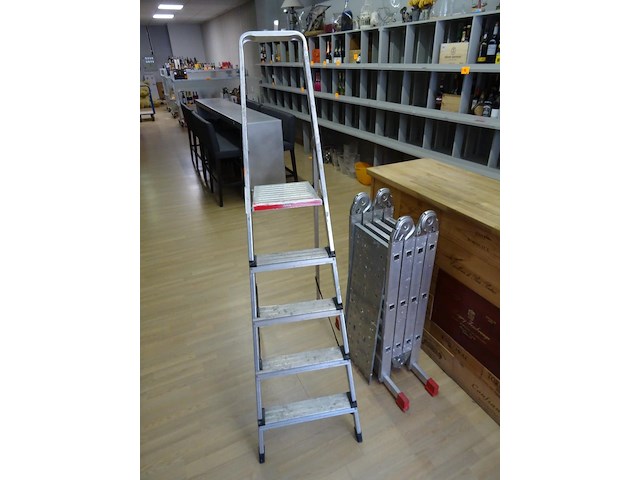 2x alu ladder - afbeelding 1 van  3