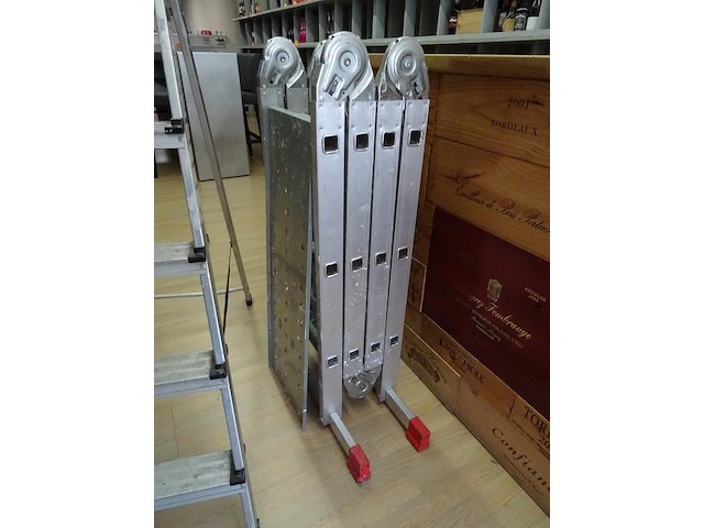 2x alu ladder - afbeelding 2 van  3