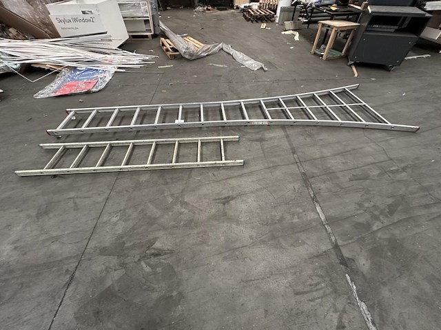 2x alu ladder - afbeelding 1 van  1