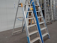 2x alu trapladder solide - afbeelding 2 van  2