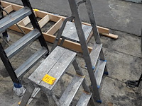 2x alu trapladder - afbeelding 1 van  3