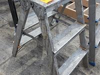 2x alu trapladder - afbeelding 2 van  3