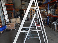2x alu trapladder - afbeelding 2 van  4