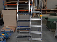 2x alu trapladder - afbeelding 1 van  5