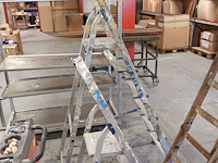 2x alu trapladder - afbeelding 1 van  3