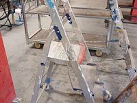 2x alu trapladder - afbeelding 2 van  3