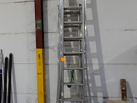 2x aluminium ladder - afbeelding 1 van  9