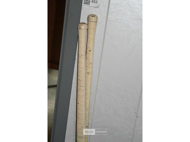 2x antieke hockeysticks - afbeelding 3 van  3