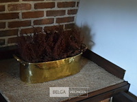 2x antieke koperen bloembak - afbeelding 2 van  3