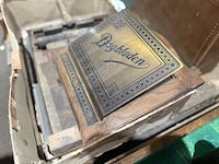 2x antieke lederen valiesjes - afbeelding 4 van  4