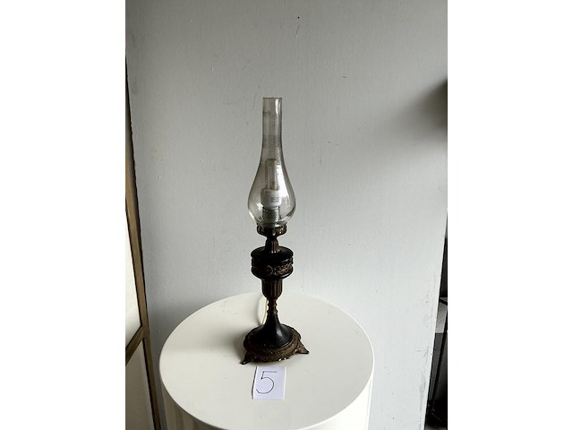 2x antieke olielamp - afbeelding 1 van  1
