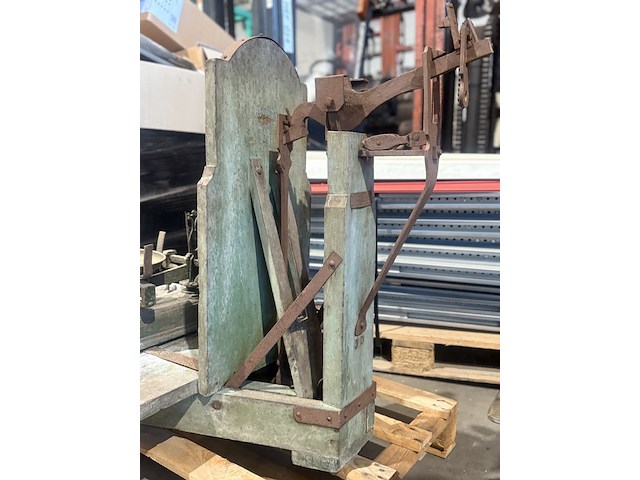 2x antieke weegschaal en gewichten - afbeelding 5 van  7