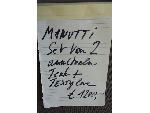 2x armstoel manutti - afbeelding 4 van  4