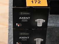 2x axent bekerhouder wit - afbeelding 1 van  1