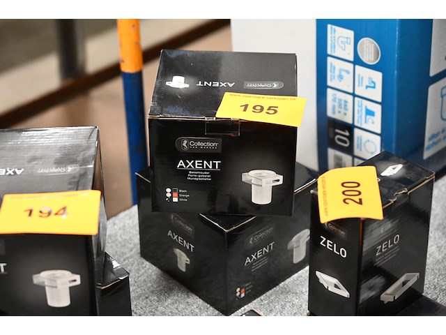 2x axent bekerhouder wit - afbeelding 1 van  1