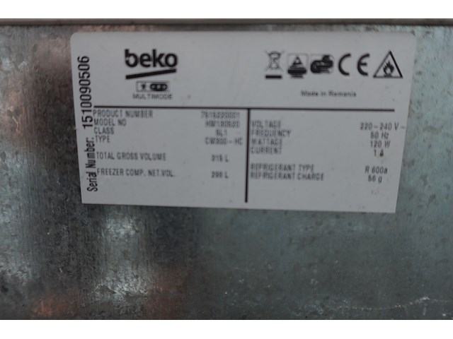 2x bakdiepvries beko - afbeelding 3 van  11