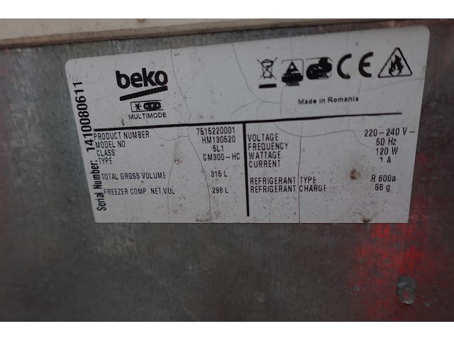 2x bakdiepvries beko - afbeelding 7 van  11