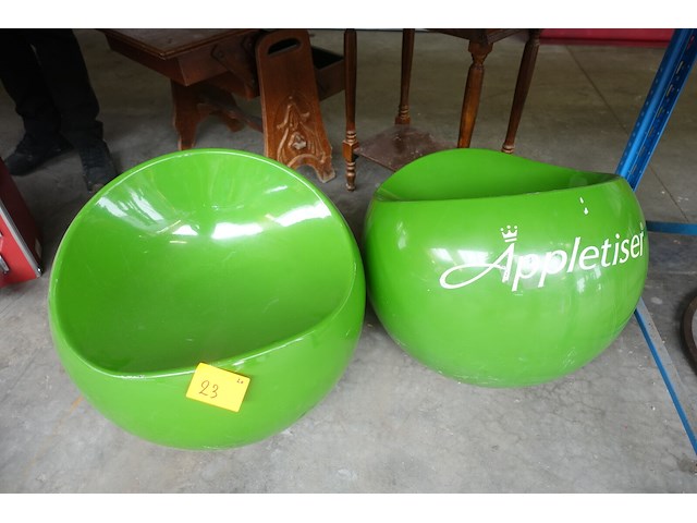 2x ball chair appeltiser - afbeelding 1 van  3