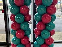 2x ballonnen pilaar decoratie - afbeelding 2 van  3