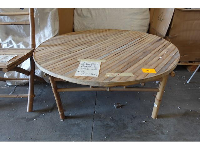 2x bamboe salontafel - afbeelding 1 van  4