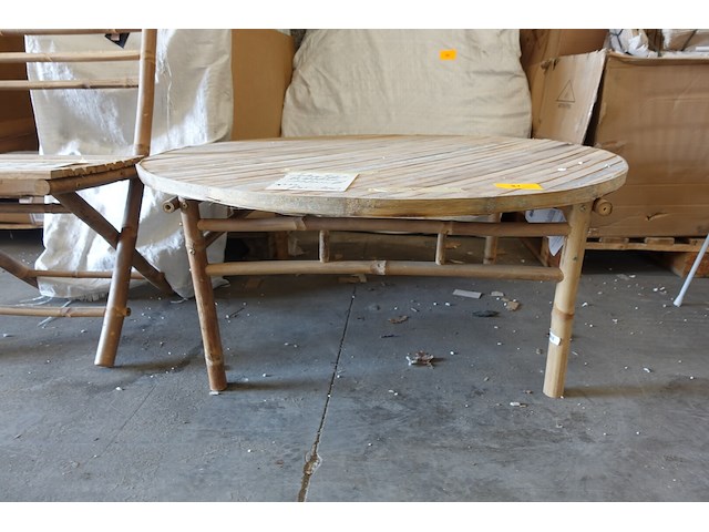 2x bamboe salontafel - afbeelding 2 van  4