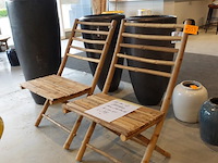 2x bamboe stoelen - afbeelding 3 van  5