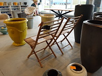 2x bamboe stoelen - afbeelding 5 van  5