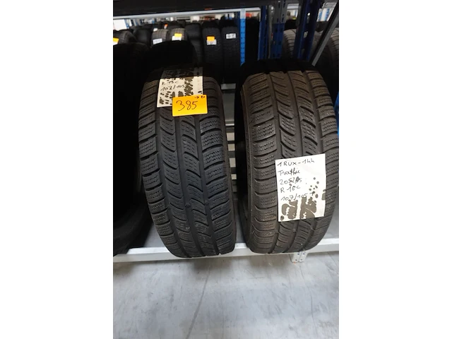 2x band met velg traffic ( gebruikt) 16inch continental - afbeelding 1 van  3